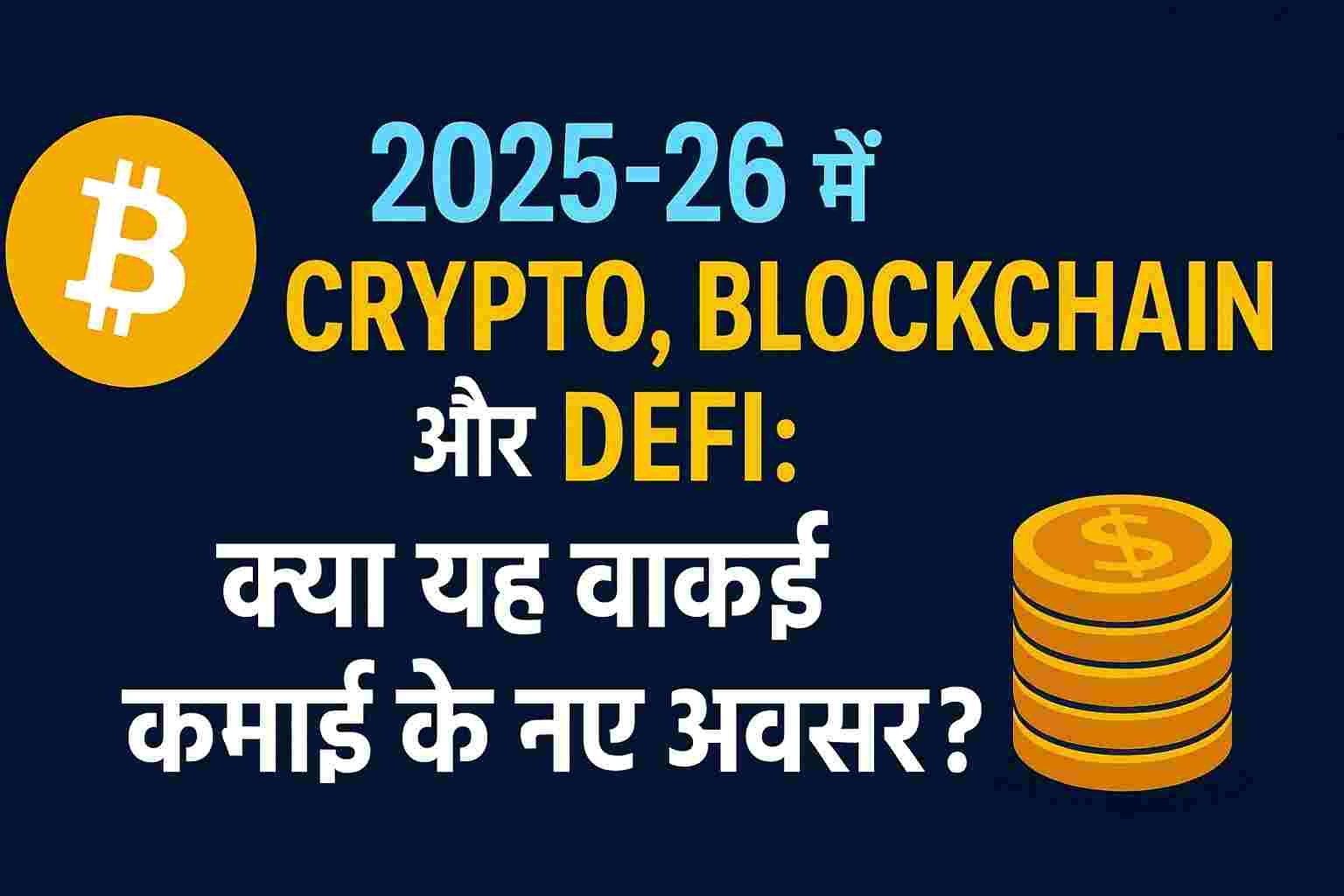 “2025 में क्रिप्टो, ब्लॉकचैन और DeFi से कमाई के नए अवसर”